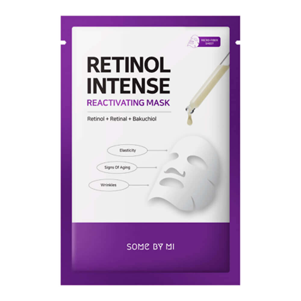Антивозрастная тканевая маска с ретинолом Some By Mi Retinol Intense Reactivating Mask